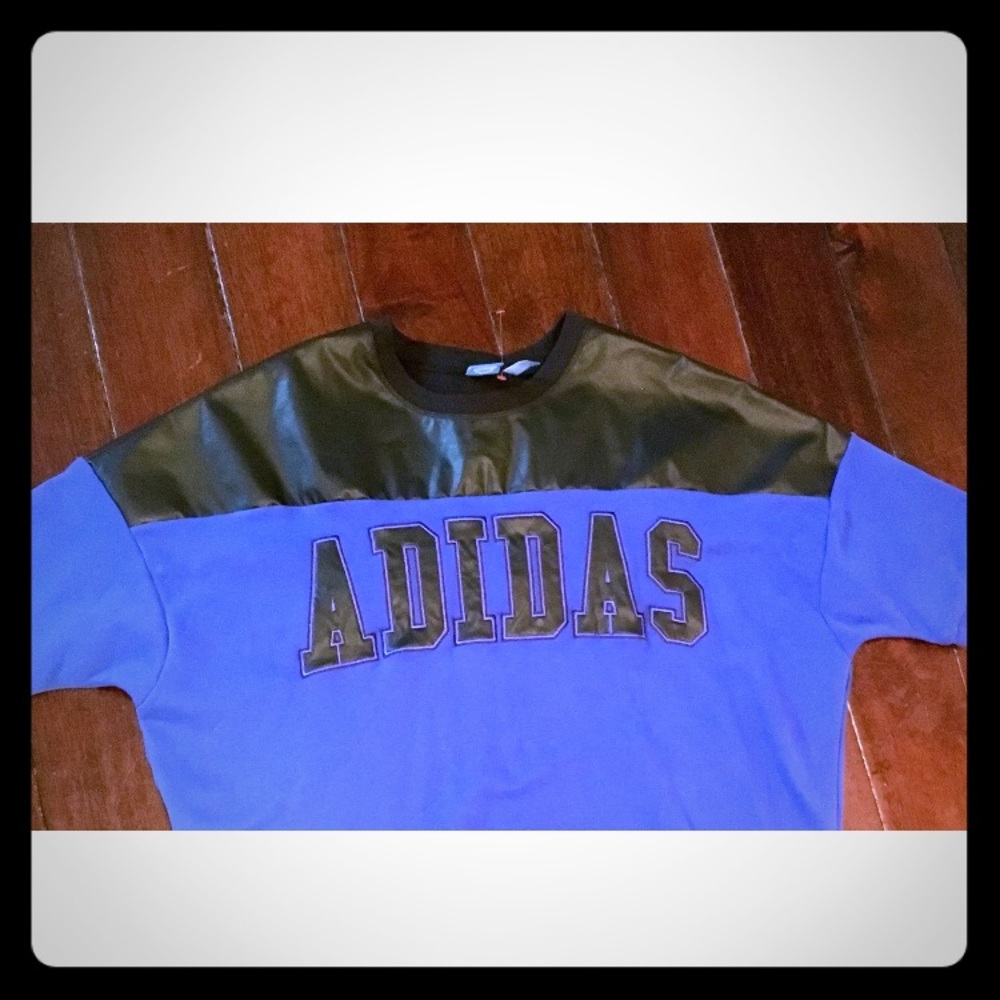 Adidas Men’s Crew Short Sleeve Sweatshirt/T-Shirt